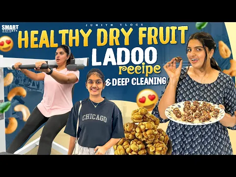 Download MP3 DIML|ఈరోజు Healthy Dry Fruit Ladoo చేశాను😍Recipe|After 1 Year Sofa Deep Cleaning చేపించా✨|Vlog|