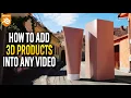 How to Add 3D Products Into ANY in Blender Beginner Camera Tracking Tutorial