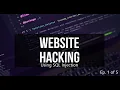 Website hacking using SQL Injection Attack Database Attack Basics Ep 1 of 5