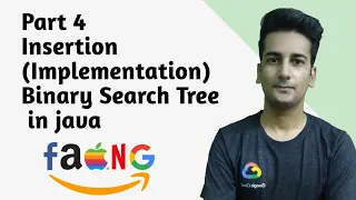 Part 4 Insertion Implementation Binary Search Tree in java