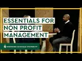 Essentials for Non Profit Management With Cedric Calhoun What s U P