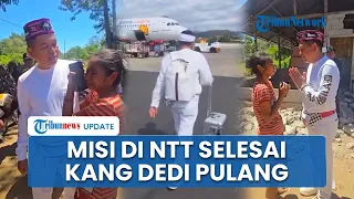 Dedi Mulyadi Pulang ke Jabar seusai Bantu Warga NTT, Tak Sengaja Ketemu Khofifah di Bandara