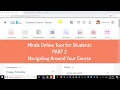Minds Online Tour for Students Part 2 Navigating Around Your Course