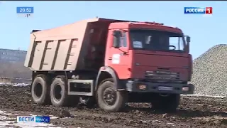 Строительство дороги на Левобережье создает создает омичам определенные неудобства
