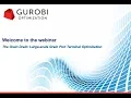 Gurobi Webinar The Grain Drain Large-Scale Grain Port Terminal Optimization with Biarri