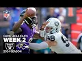 Las Vegas Raiders vs Baltimore Ravens 2024 Week 2 Game Highlights