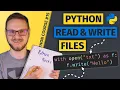 Reading and Writing Files Python File IO Python Course