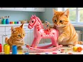 Download Lagu Mama Cat Works Hard at the Fried Chicken Shop to Buy New Bicycle for Ginger – Heartwarming Story 🐾🐱🚲