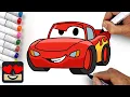 How To Draw Lightning McQueen Cars