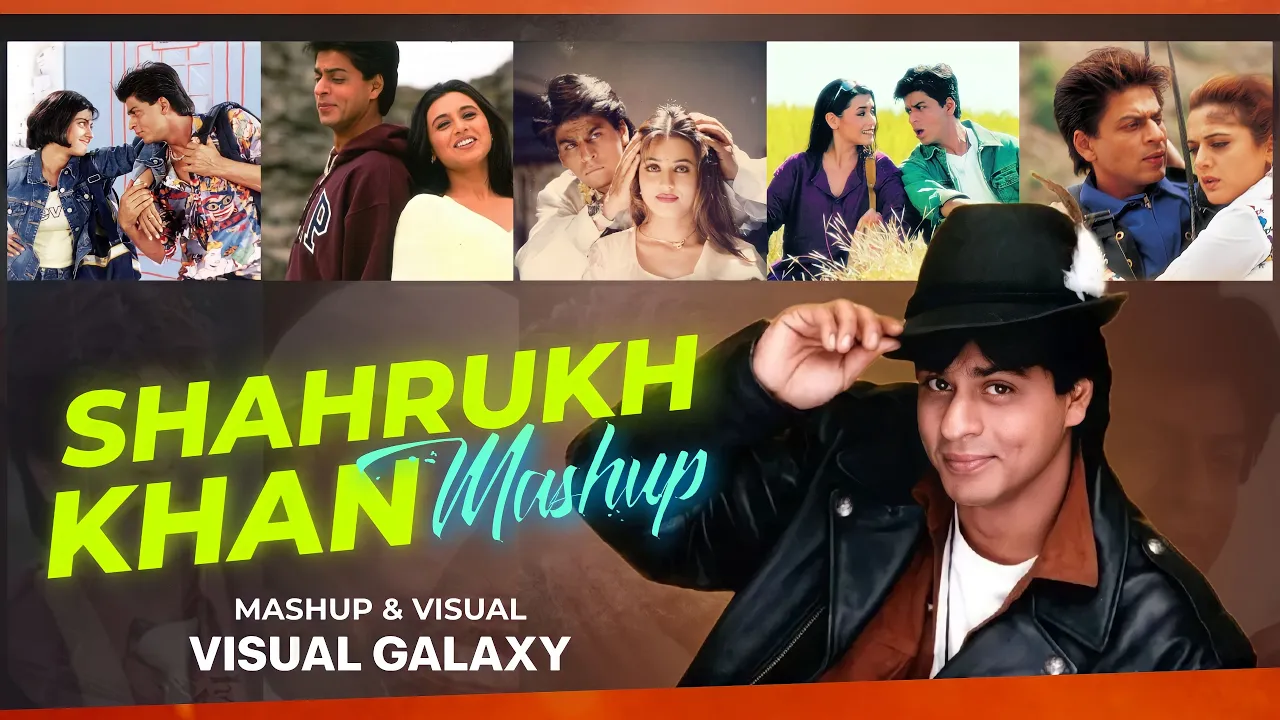 Shah Rukh Khan Mashup | Visual Galaxy | SRK Mashup | Bollywood Lofi | 90s SRK Mashup