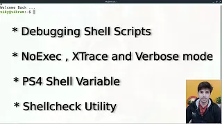 Basic methods to debug a shell script using shellcheck for syntax errors PS4 Shell Variable