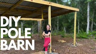 Download Simple DIY Pole Barn in 10 min MP3