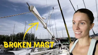 The SALVAGE sailboat REFIT begins