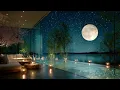 【4K/途中広告なし】頑張りすぎた心を、休ませる夜。新緑と満月に包まれる癒しのピアノBGM｜睡眠・作業・勉強・読書用BGM | ambient piano | sleep music
