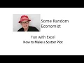 Fun with Excel How to Make a Scatter Plot