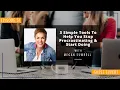 3 Simple Tools To Help You Stop Procrastinating and Start Doing with Megan Sumrell