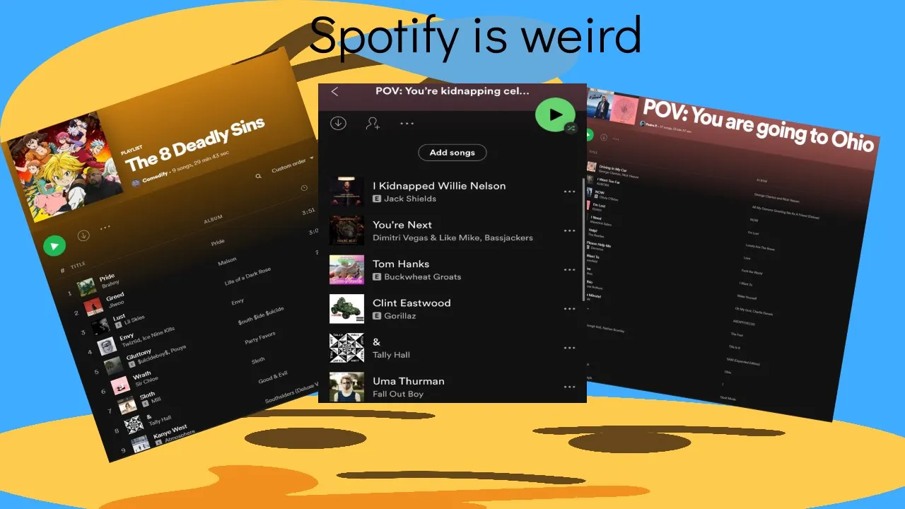 Weird Spotify Playlists