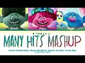 TROLLS Various Artists 'Trolls 2 Many Hits Mashup' Lyrics (Color Coded Lyrics)