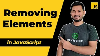 How to remove element using Javascript The Complete JavaScript Course Ep 60