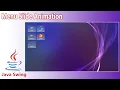 Java Swing UI Design - Menu Slide With Animation