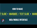 How to make Marquee Text Slide Animation in Figma 3 Minutes Figma Tutorial