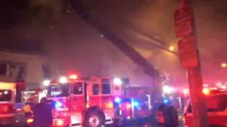 Four-Alarm Fire in Elizabeth Damages Multi-Story Building