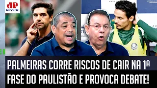 "É NA GOELA, MERMÃO! Se o Palmeiras for ELIMINADO na 1ª FASE do Paulistão..." OLHA esse BAITA DEBATE