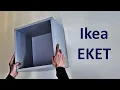 Ikea Eket - assembly and wall mounting