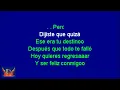 Demasiado Tarde Sergio Mendivil Karaoke (2024)