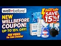 WellBefore Coupon Code Sale - Save Up to 15 OFF N95 Masks Test Kits PPE Medical Supplies