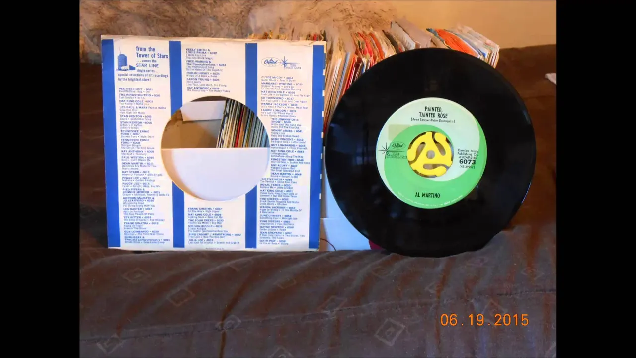 Al Martino Painted Tainted Rose 45 rpm mono mix Al Martino Painted Tainted Rose 45 rpm mono mix