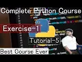 Exercise 1 Based on escape sequence Complete python Tutorials 2021 HINDI Python 3 9 IDLE