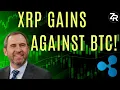 XRP Gains Against Bitcoin!