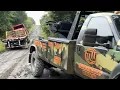 Download Lagu I recovered a loaded rock truck with my 14 ton Century 4x4 F550! #fypyoutube #heavyrescue #offroad 