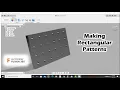 Making Rectangular Patterns with Fusion 360