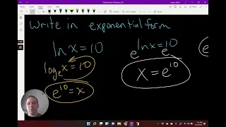 Natural Logs and Exponential Functions with Base e