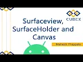SurfaceView SurfaceHolder and Canvas in Android