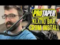 ProTaper Handlebar Install - KLX110 Bend 2023 Honda Grom Build Part 8