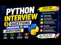 Python Interview Questions Programs DSA Questions Complete Interview Preparation