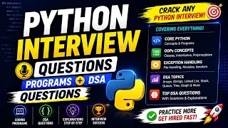 Python Interview Questions Programs DSA Questions Complete Interview Preparation