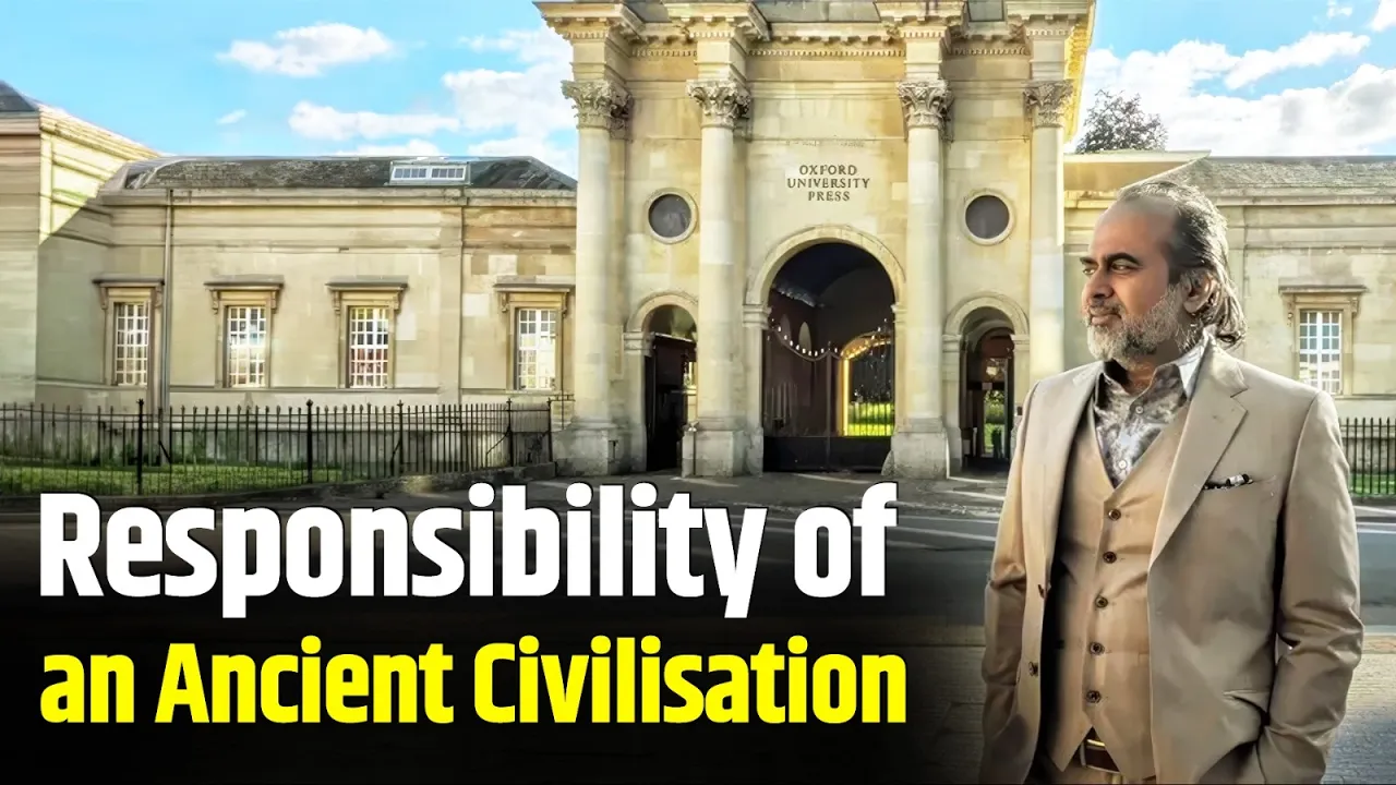 Acharya Prashant at Oxford | From Max Müller 1879 to 2026: What is Being Brought Today?