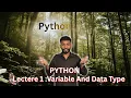 Python Tutorial Variables Data Types in Python Python for Beginners