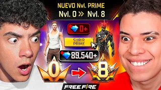 CONVERTIMOS NUESTRA NUEVA CUENTA EN UNA CUENTA MILLONARIA EN FREE FIRE FT DONATO
