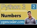 Python Tutorial Numbers