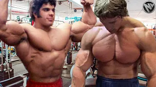 arnold schwarzenegger vs lou ferrigno motivation oldschool bodybuilding rivalry