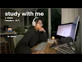 3 HOUR STUDY WITH ME 2AM watch if you have short attention span like me Pomodoro