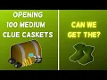 Opening 100 Medium Clue Caskets OSRS