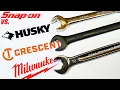 Milwaukee Anti-Slip Wrenches vs Snap-On New Husky