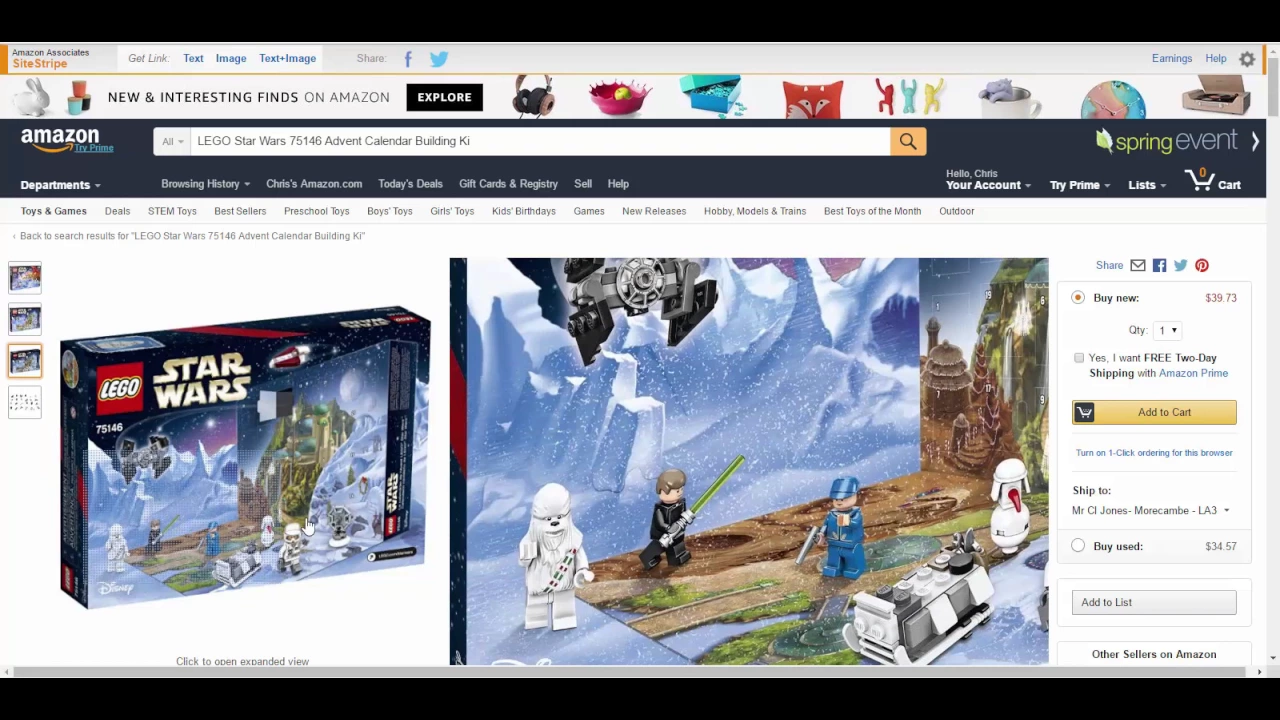 LEGO Star Wars Advent Calendar 2016 review and unboxing! 75146!
