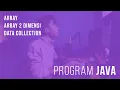 Array Array 2 Dimensi dan Data Collection Pada Program Java